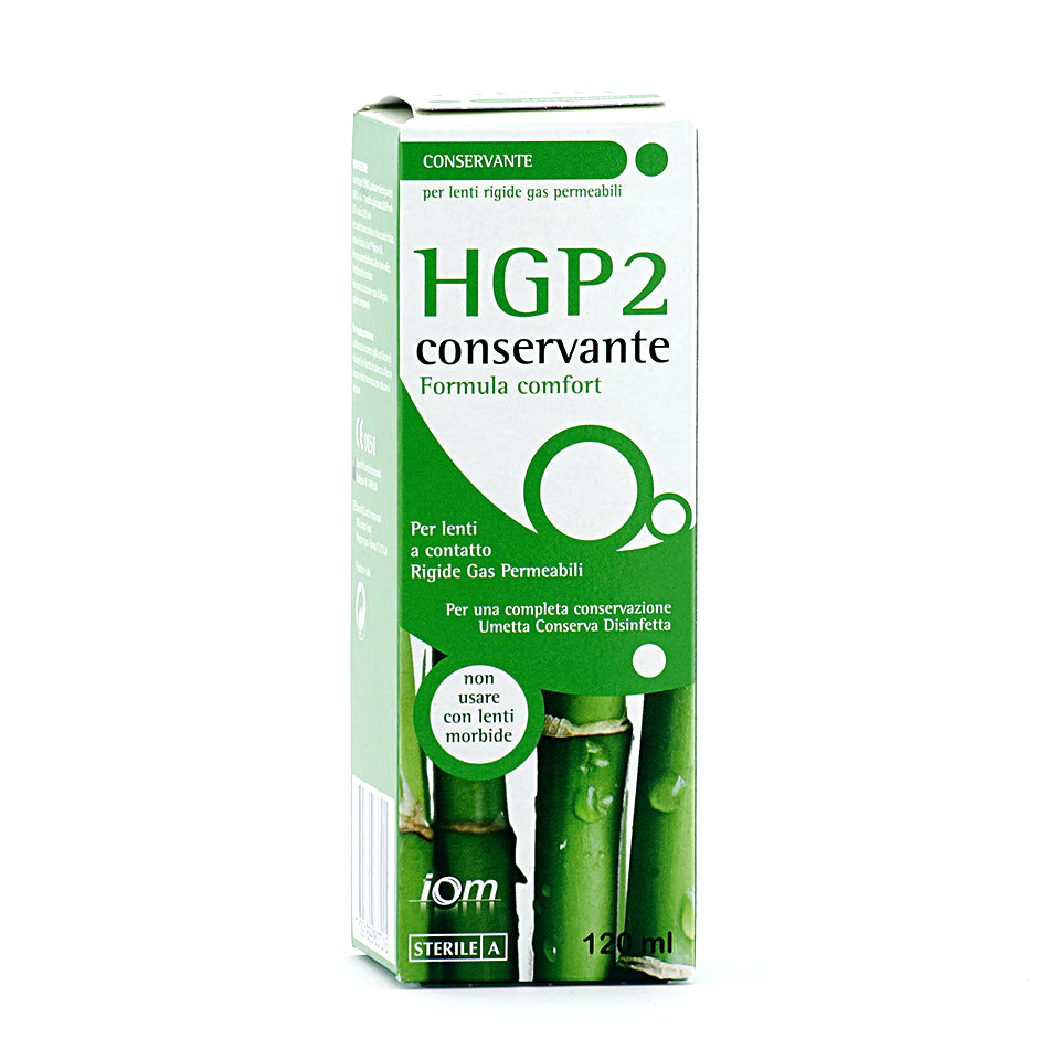 HGP2 - Conservateur pour lentilles de contact rigides perméables aux gaz