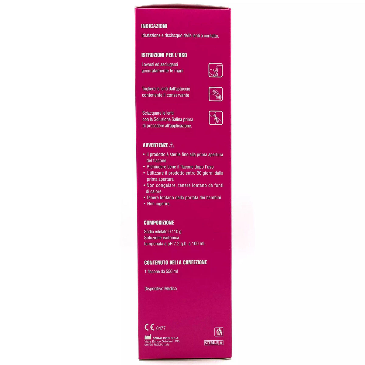 Consal 550ml – Kochsalzlösung für Kontaktlinsen