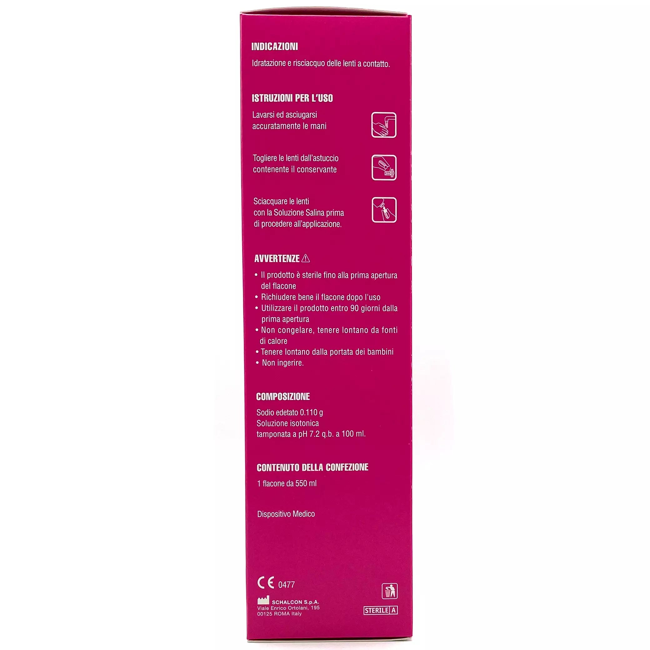 Consal 550ml - Soluzione salina per lenti a contatto
